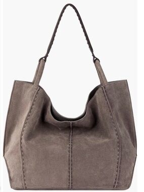 THE SAK Large Los Feliz Mushroom Suede Hobo Shoulder Bag HOBO